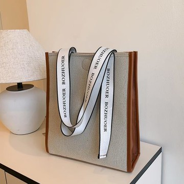 2026新款通勤棉布帆布袋斜挎包托特包單肩包手提電腦包會議禮品袋