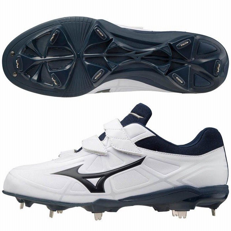 Mizuno ミズノ ライトレボバディーblt スパイク 野球 ソフトボール 21年春夏 ワイド 3e ホワイト ネイビー 11gm2114 通販 Lineポイント最大0 5 Get Lineショッピング
