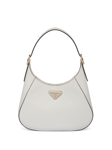 Prada - leather shoulder bag - women - Calf Leather - OS - White