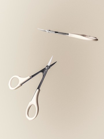 Stainless Steel Professional Grade Precision Eyelash Scissors