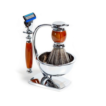 【FREED】五刀式刮鬍刀天行者禮盒五件組 - 仿琥珀