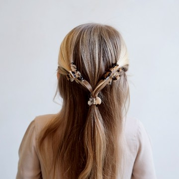 英國Mimi & Lula_SS25_歡樂動物_豹紋造型抓夾3入