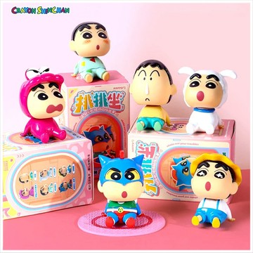 天藍小舖-蠟筆小新排排坐搖頭盲盒-共1色-$159【A11115958】