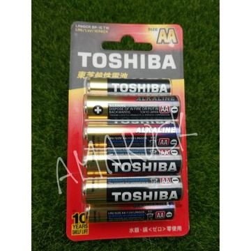 東芝Toshiba 鹼性電池 3號AA/4號AAA 10入 (吊卡/收縮隨機出貨)