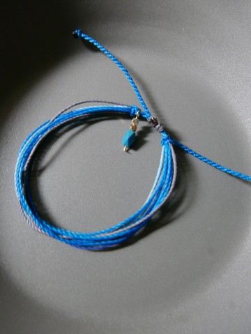 量身訂製/蘭嶼藍可調蠟繩