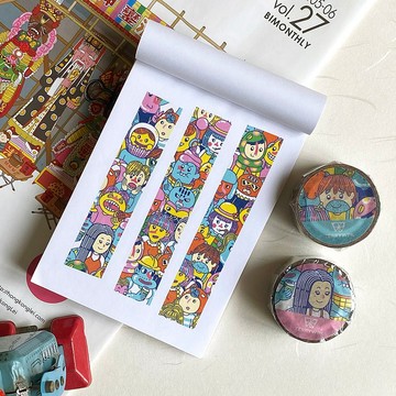 長洲賓客人數多紙膠帶