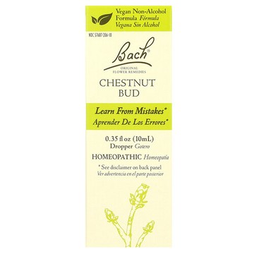 Bach, 原花調理，慄樹芽苞，0.35 液量盎司（10 毫升）