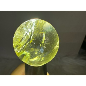遇見～黃水晶球 藍針水晶 T134 黃水晶藍針 藍針黃水晶球 隱山黃水晶 爆彩黃水晶