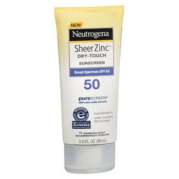 Neutrogena Sheer Zinc DryTouch Sunscreen SPF 50 3 Oz by Neutrogena