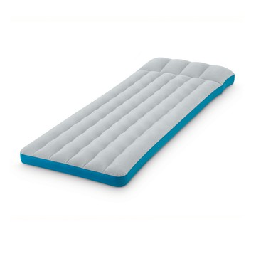 【INTEX】單人野營充氣床墊/露營睡墊-寬72cm(灰藍色)(67998)