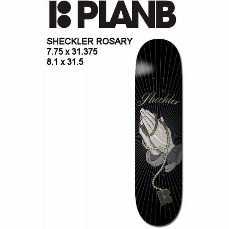 プランビー PLAN B デッキ 板 スケートボード 7.75 / 8.1 SHECKLER プランビー PLAN B デッキ 板 スケートボード 7.75 / 8.1 SHECKLER