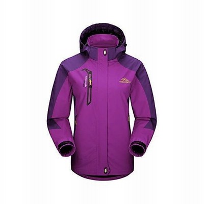 レディース マウンテンパーカー 防寒 登山服 ジャンパー アウトドア 防寒 スポーツウェア パーカー キャンプ フィッシング パープル Cn 通販 Lineポイント最大get Lineショッピング