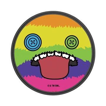 GRIP O (MagSafe 兼容） 黑 - Fuggler 放克牙寶-常態系列 Regular series - 一顆彩虹糖