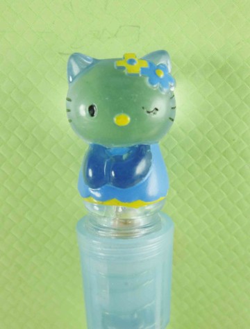 【震撼精品百貨】Hello Kitty 凱蒂貓~KITTY發亮原子筆-藍色