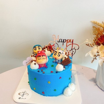 蠟筆小新主題蛋糕 公仔蛋糕 客製化蛋糕 鑠甜點 紀念日 蛋糕 禮物