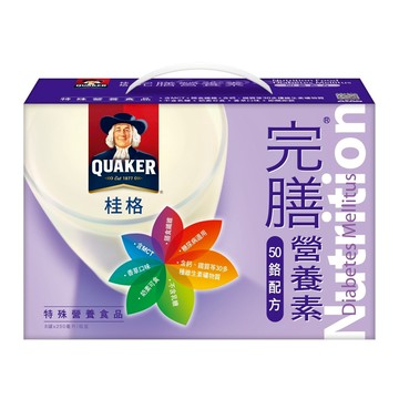 QUAKER 桂格 完膳 營養素禮盒 糖尿病適用 8罐  2L  1盒