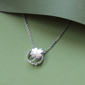 四葉草系列--幸運四葉草銀項鍊