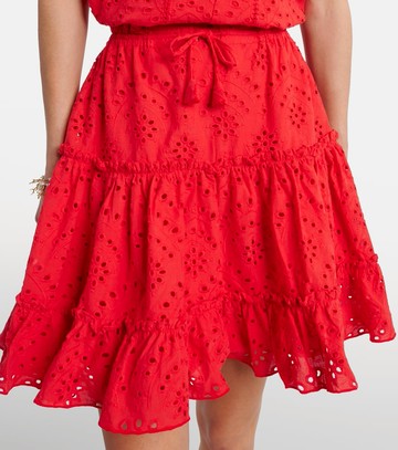 Poupette St Barth Clara broderie anglaise cotton minidress