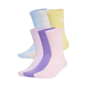 【Adidas 愛迪達】 C NEWLOGOCRW 6P 六雙 運動長襪-(6入) 男女 - JP1715