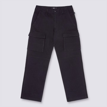 Fatigue Cargo Loose Tapered Ripstop 黑色長褲