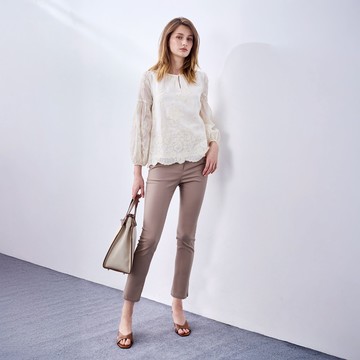 合身窄管百搭長褲