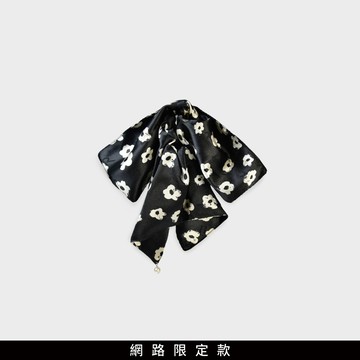 SO NICE 日系花朵緞面髮圈