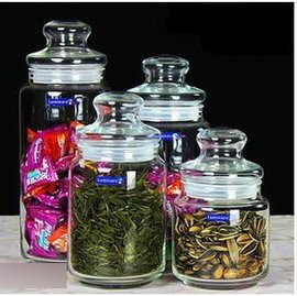 【密封罐-樂小號-玻璃-口徑7.7*高15.5cm-500ml-2套/組】玻璃密封罐 咖啡豆密封罐 密封容器 儲存罐-7501008