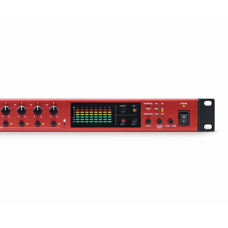 Focusrite Clarett  OctoPre 8-IN   8-OUT ADAT PREAMP (ADAT マイクロフォンプリアンプ)