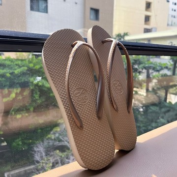Glint薔薇金 防斷美學 強化鞋帶版 女夾腳拖 人字拖 拖鞋 MIT QWQ