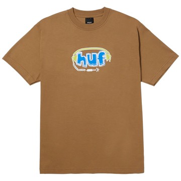 【HUF】A12335 PLUG ME IN TEE 短T (焦糖色)