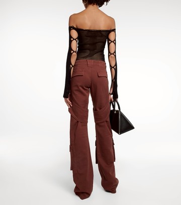 Blumarine Cotton canvas cargo pants