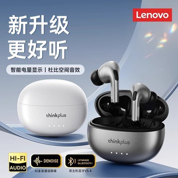 新品上市!!熱門爆品！！聯想LP5pro藍牙耳機無線 線入耳式降噪高音質運動跑步長續航2025新款