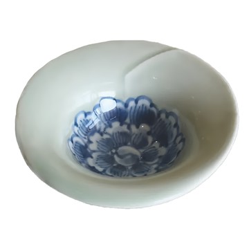 佐和陶瓷 寬口皿 日本製造 寬14.5cm 高5cm 滿水容量100mL  波佐見青瓷  1個