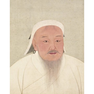 【 中式海報・Chinese Poster 】元代帝半身像・元太祖