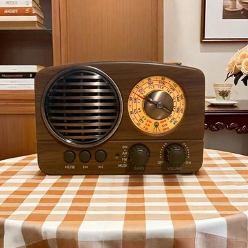 【免運】復古收音機 播放器  放歌機 全波可攜式播放器 音箱 插卡音響