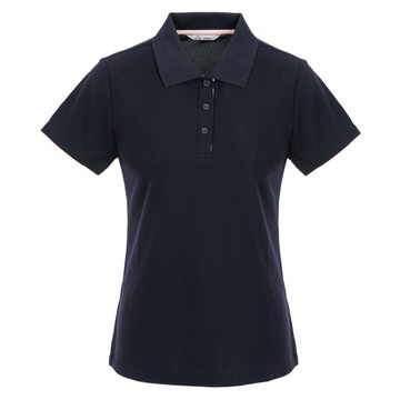 【官網限定 Outlet 零碼出清】女絲光POLO衫-深藍(女284024970)