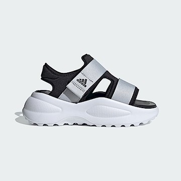 Adidas Mehana Sandal Kids ID7910 中童 涼鞋 休閒 魔鬼氈 柔軟 緩震 灰黑白