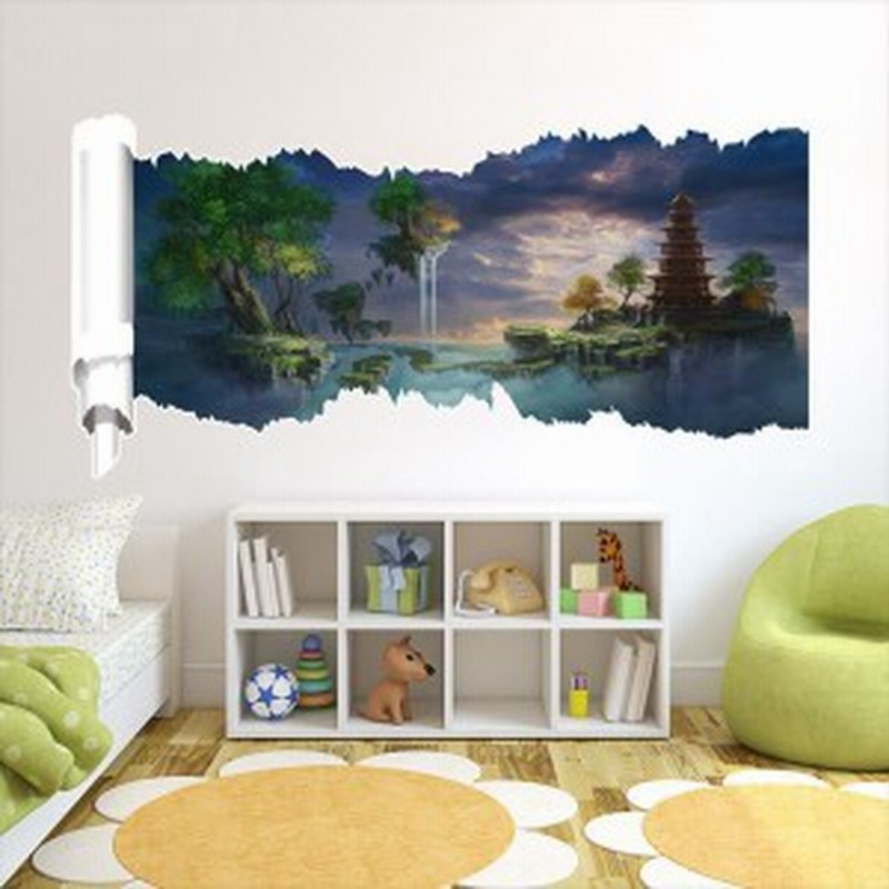 3d 神秘な世界 トリックアートシリーズウォール ステッカー ポスター 風呂 はがせる 通販 Lineポイント最大1 0 Get Lineショッピング