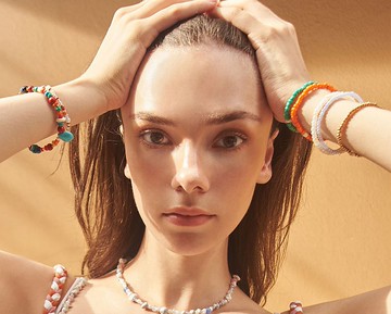 多色 5 串珠手鍊 (CRN08)