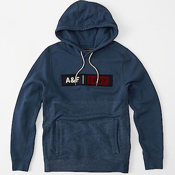 *最低價* AF a&f Abercrombie & Fitch 帽T 藍色 0562