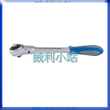 【威利小站】 KING TONY 3752-09G 3/8'' x 9'' 72齒旋轉圓頭棘輪扳手 棘輪板手