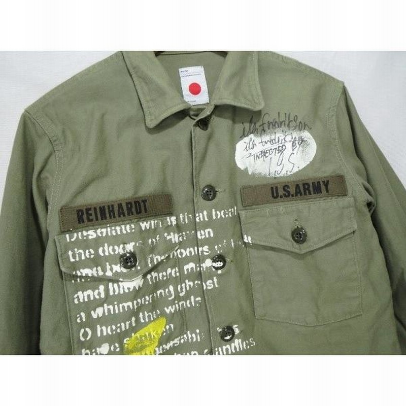 marka マーカ ジョンレノン ユーティリティシャツ JL UTILITY SHIRTS W