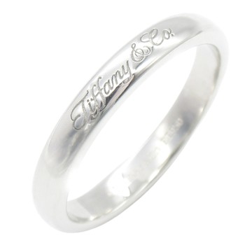 【二手名牌BRAND OFF】Tiffany & Co 蒂芬妮【一口價】PT950鉑金 Band 戒指