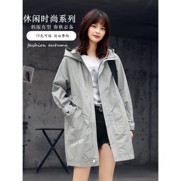 2025春秋季新款氣質今年流行風衣女中長款韓版寬松休閑短外套爆款