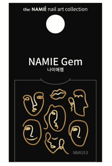 【專業用】NAMIE Gem 美甲裝飾藝術貼紙 Normal Metallic 53