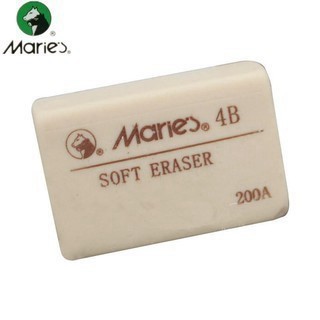 【紙百科】Maries馬利 - 4B素描用橡皮擦(美術愛用)