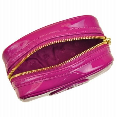 TORY BURCH 花柄ポーチ 紫/赤 トリーバーチ TORY BURCH 化粧ポーチ ポーチ アウトレット 40926