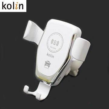 Kolin歌林 KEX-DLCA13無線車用手機充電支架 重力感應 出風口可用 車用手機架 手機支架 無線充電