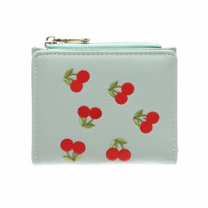 さくらんぼ チェリー シンプル 2つ折り財布 ミニ財布 レディース サイフ さいふ 二つ折り かわいい 使いやすい おしゃれ 個性 新品 通販 Lineポイント最大1 0 Get Lineショッピング