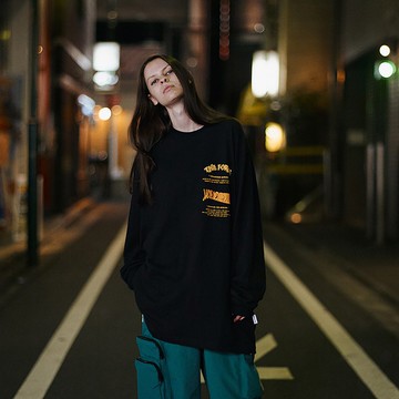 MOKACME 實驗性機器人印花長袖T恤